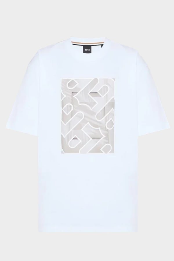 ΑΝΔΡΙΚΗ ΜΠΛΟΥΖΑ BOSS - 102 ΛΕΥΚΟ